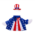 Giddy the Goose Patriotic Outfit