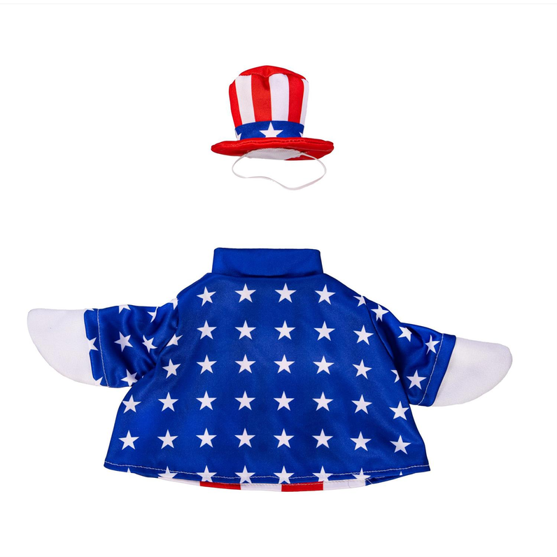 Giddy the Goose Patriotic Outfit