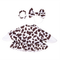 Giddy the Goose Cow Print Outfit