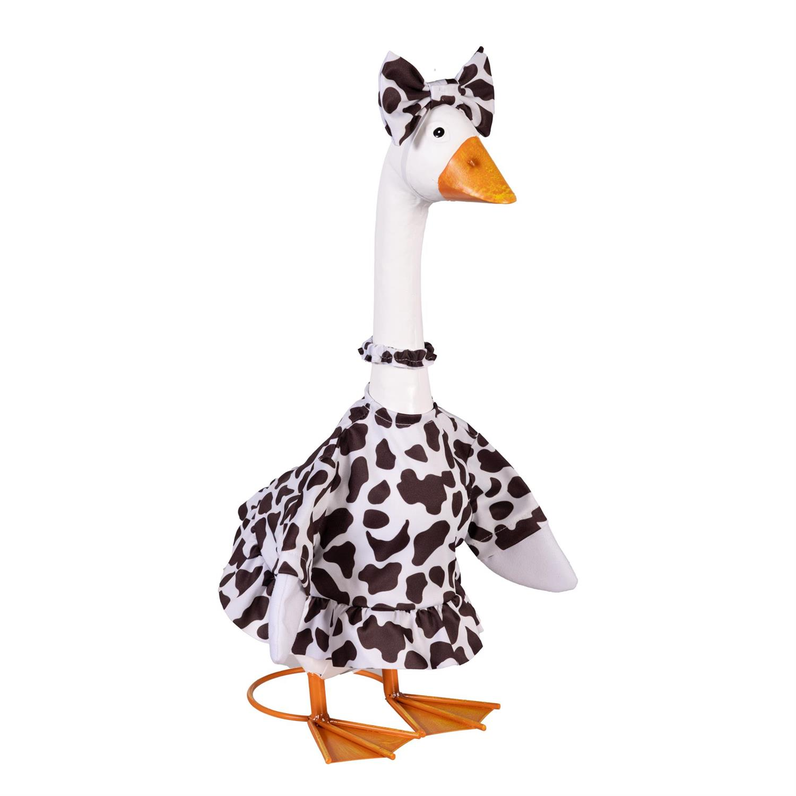 Giddy the Goose Cow Print Outfit