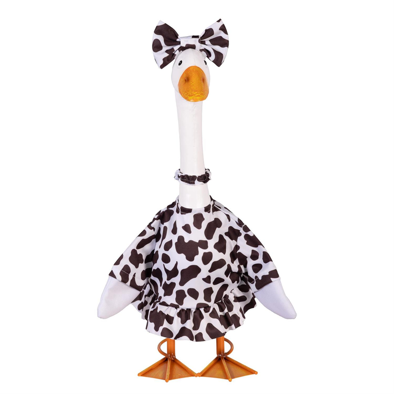 Giddy the Goose Cow Print Outfit