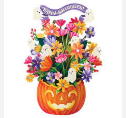 Jack-O'-Lantern Boo-quet Pop-Up Flower Bouquet