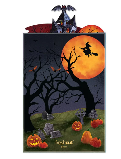 Mini Haunted House Pop-Up Halloween Card