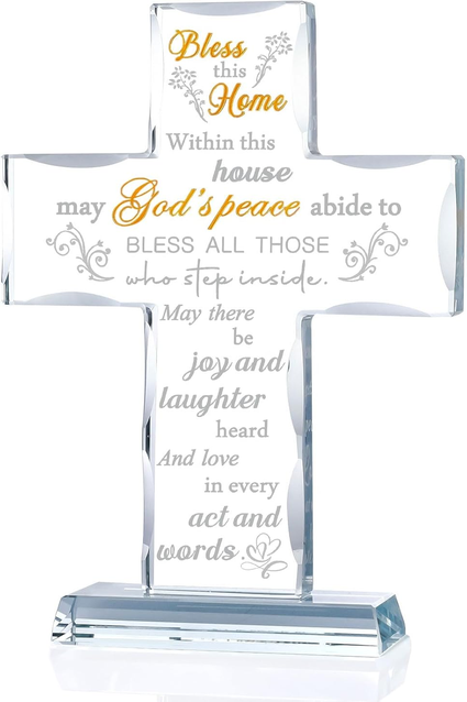 Bless This Home Crystal Cross