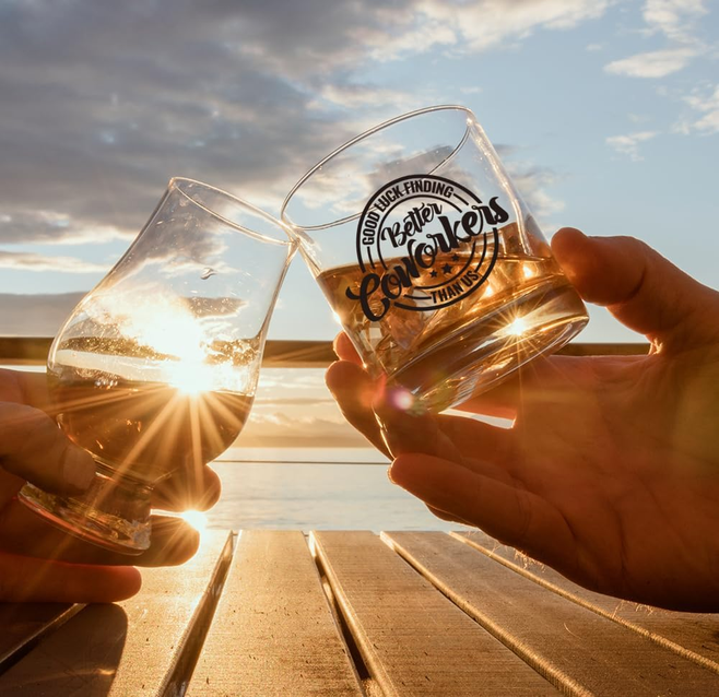 Farewell Whiskey Rocks Glass