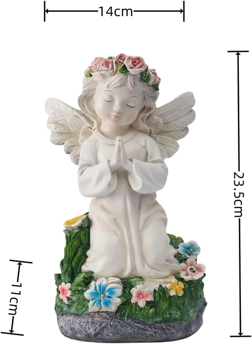 Angel Solar Garden Statue