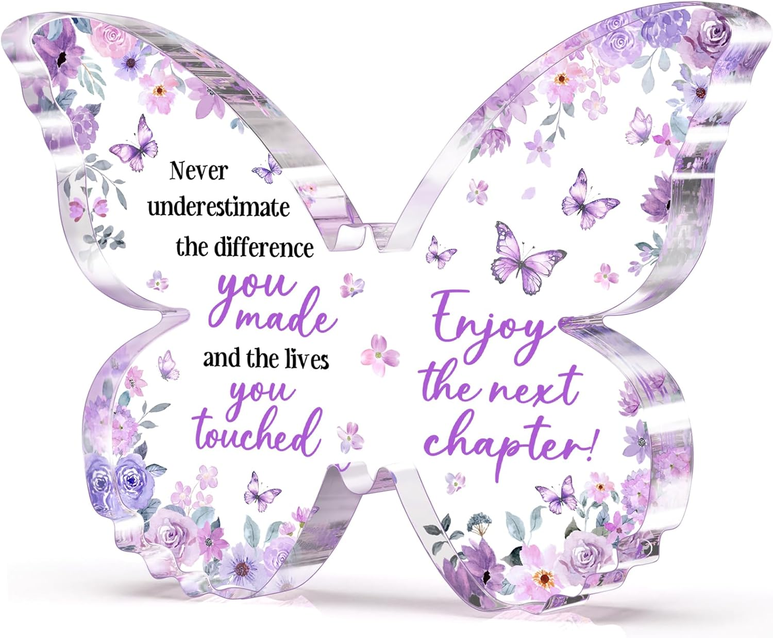 Butterfly Farewell Plaque