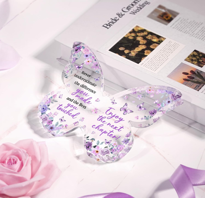 Butterfly Farewell Plaque