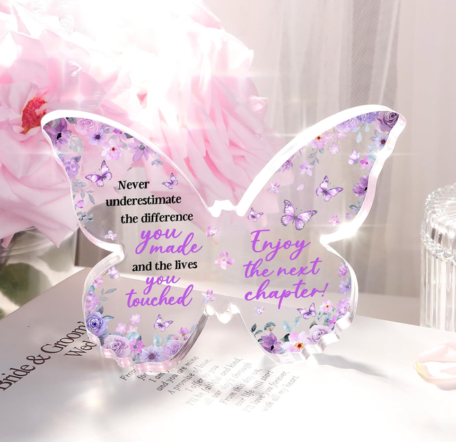 Butterfly Farewell Plaque