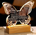 Lighted Crystal Butterfly Housewarming Gift