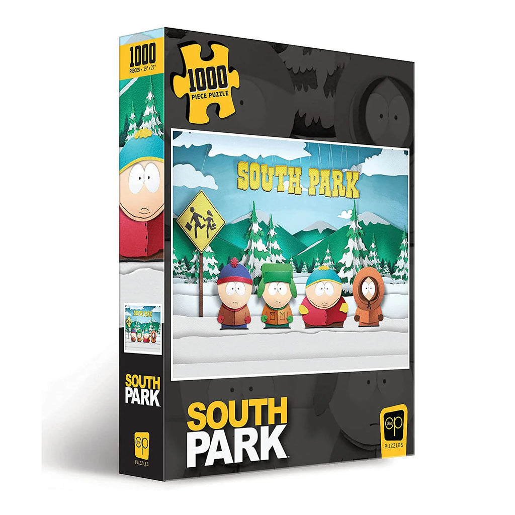 South Park Paper Bus Stop Puzzle