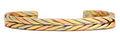 Wheat Brushed Large Sergio Lub Bracelet