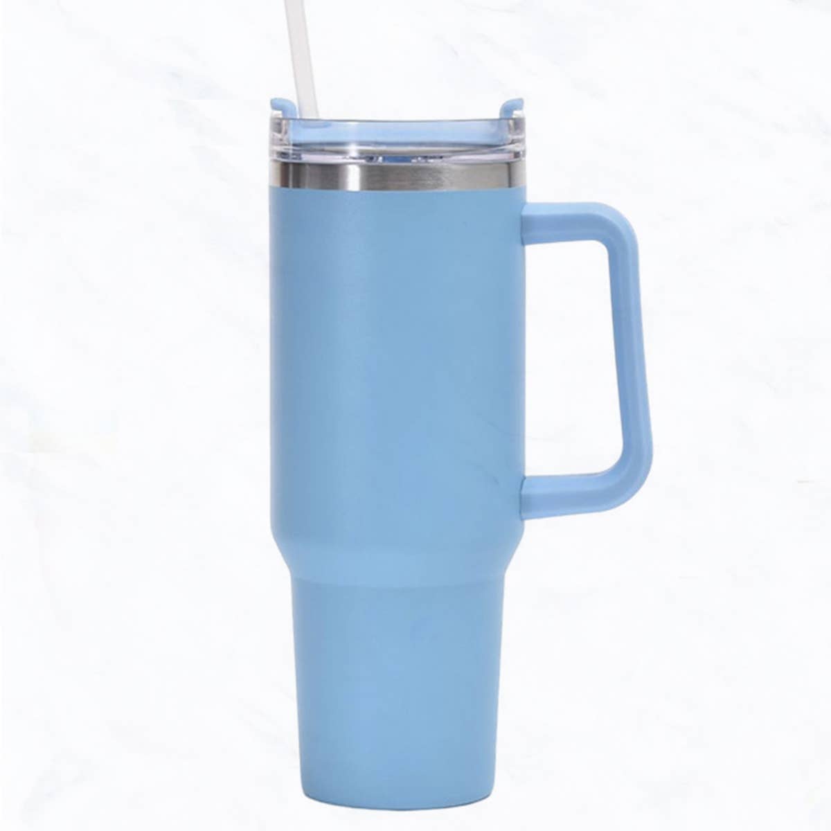White Stainless Steel Tumbler