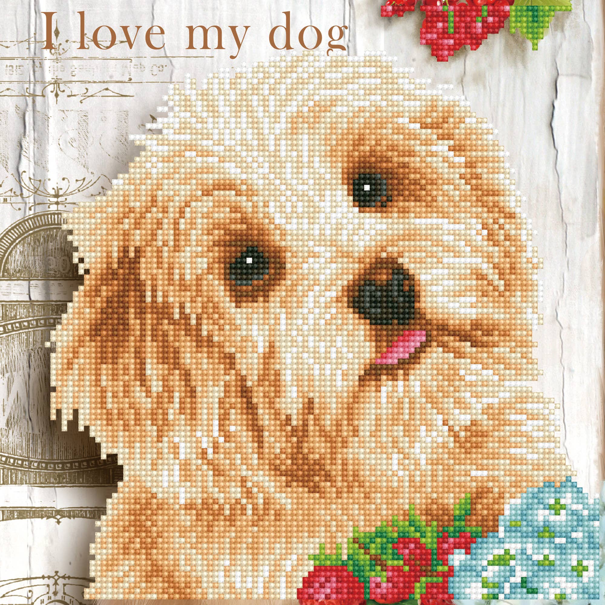 I Love My Dog Diamond Dotz