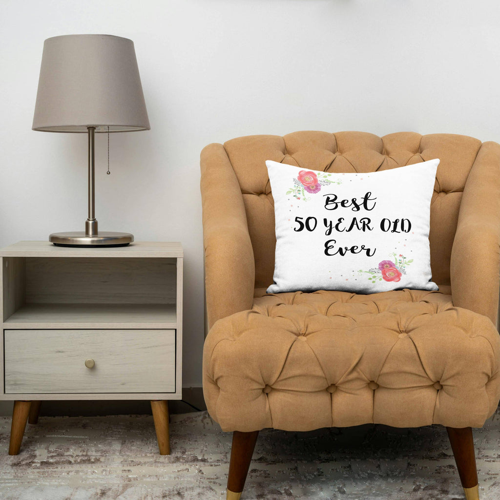 Best 50 Year Old Ever 50th Birthday Pillow Case