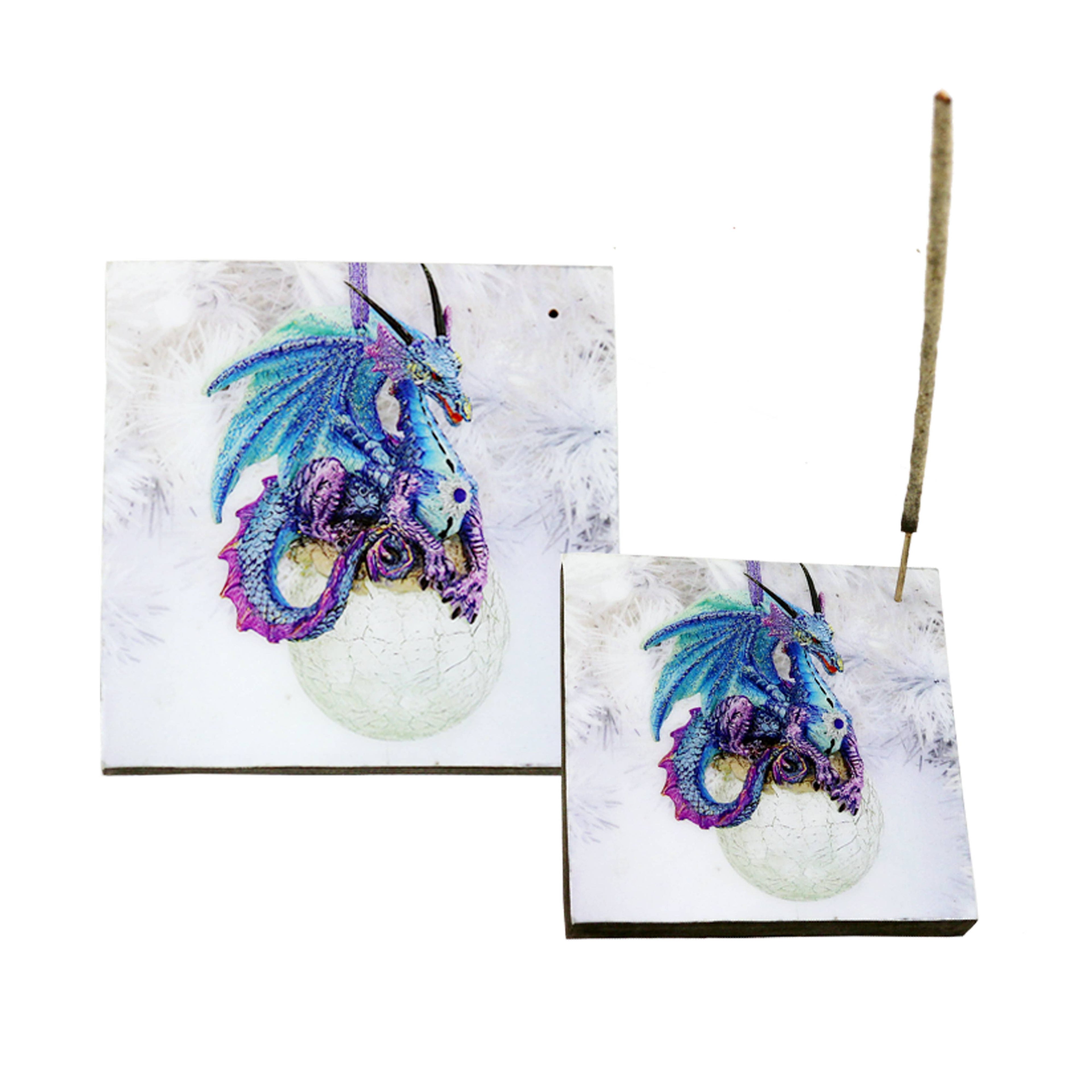 Dragon Wood Incense Burner Plate