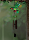 Hummingbird Spring Garden Solar Wind Chime