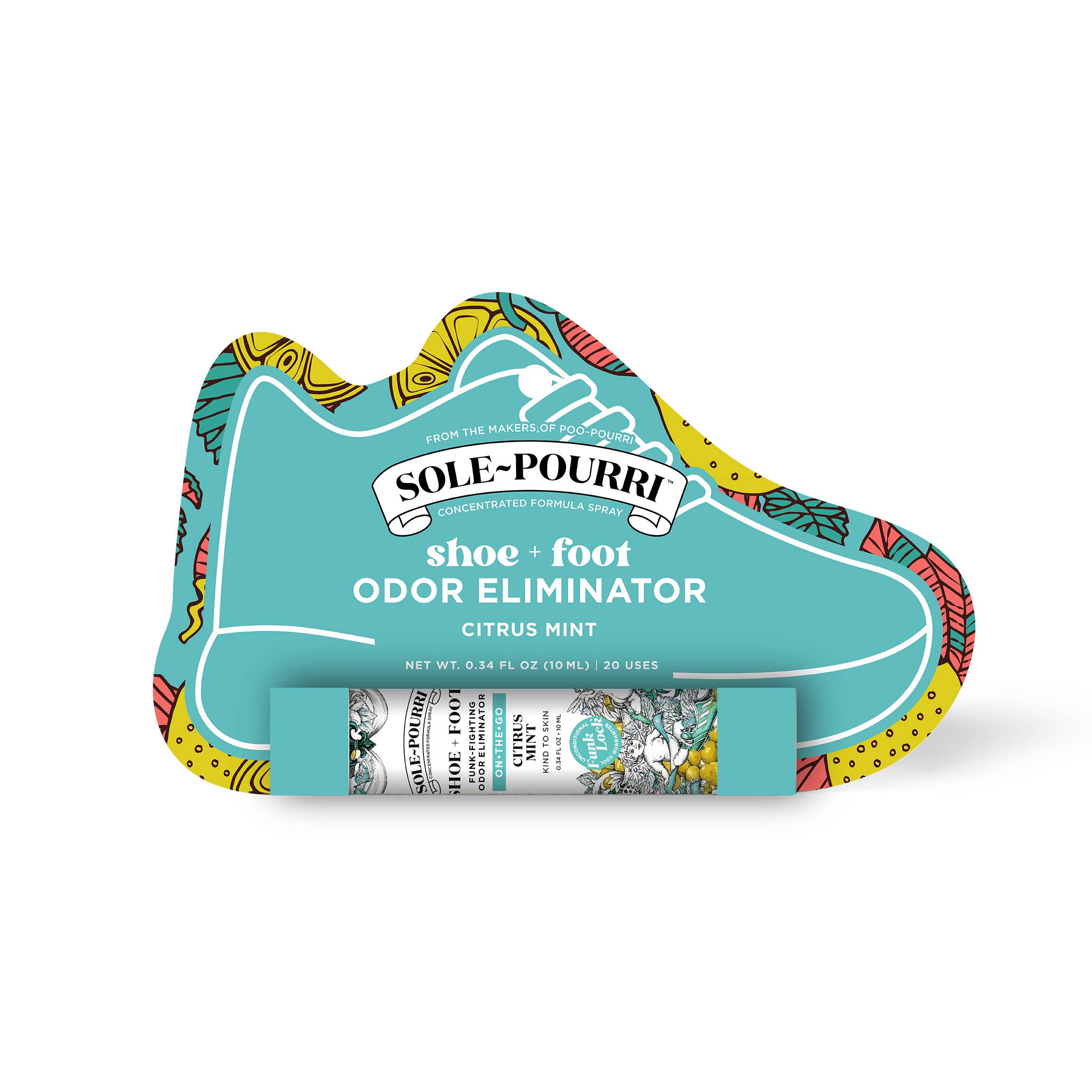 Pourri Shoe + Foot Odor Eliminator Citrus Mint