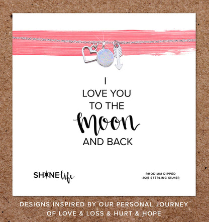 I Love You to the Moon and Back Necklace