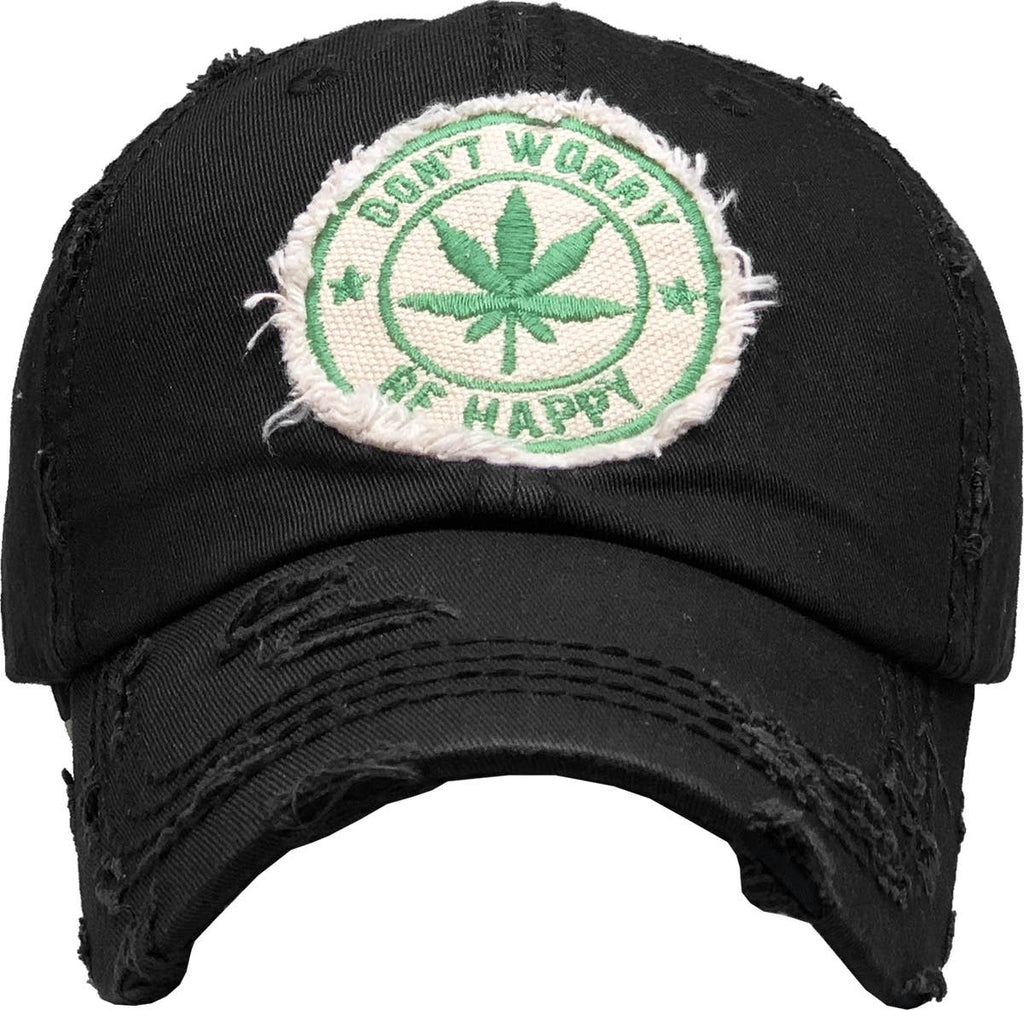 Don't Worry Be Happy Leaf Cap