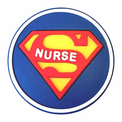 Super Nurse Rubber Badge Holder