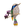 Elegant Brooch Pin Hummingbird
