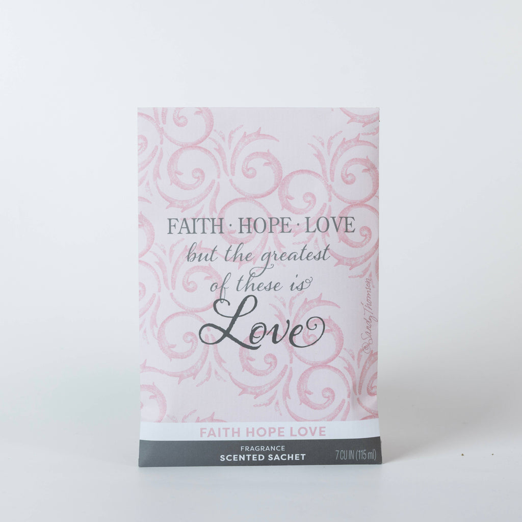 Faith Hope Love Sachet