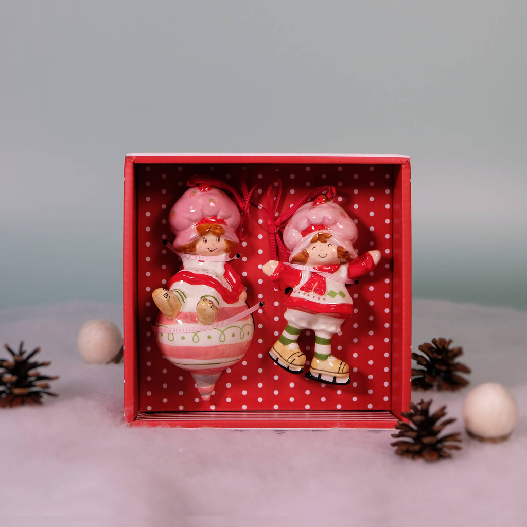 Strawberry Shortcake Berry Bliss Holiday Cheer Ornament Set