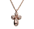 Memorial Jewelry Rose Gold Cross Necklace