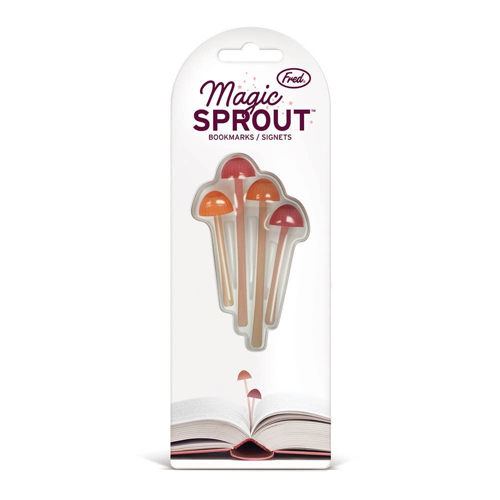 Magic Sprout Mushroom Bookmarks Set of 4