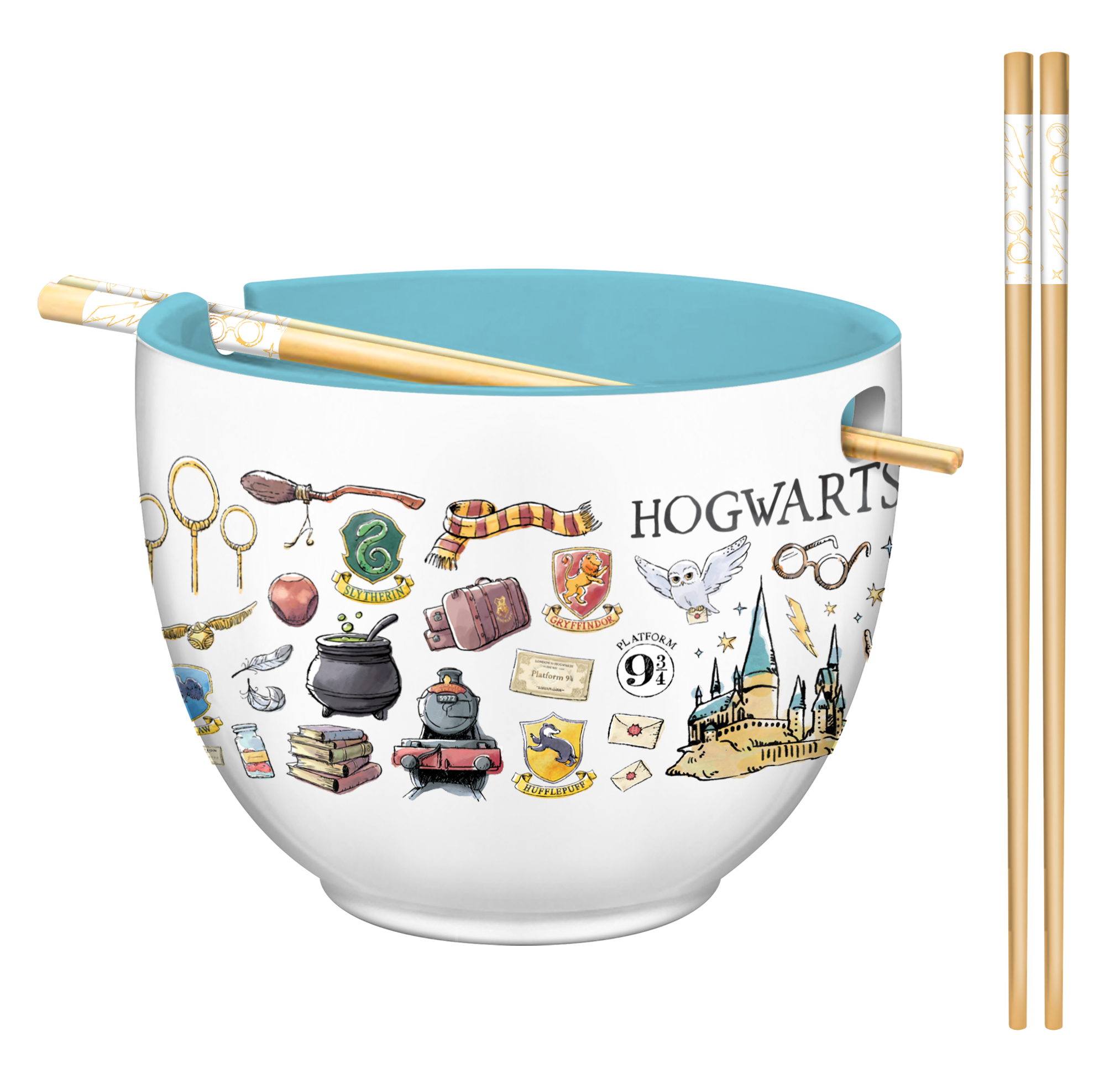 Harry Potter Ramen Bowl with Chopsticks
