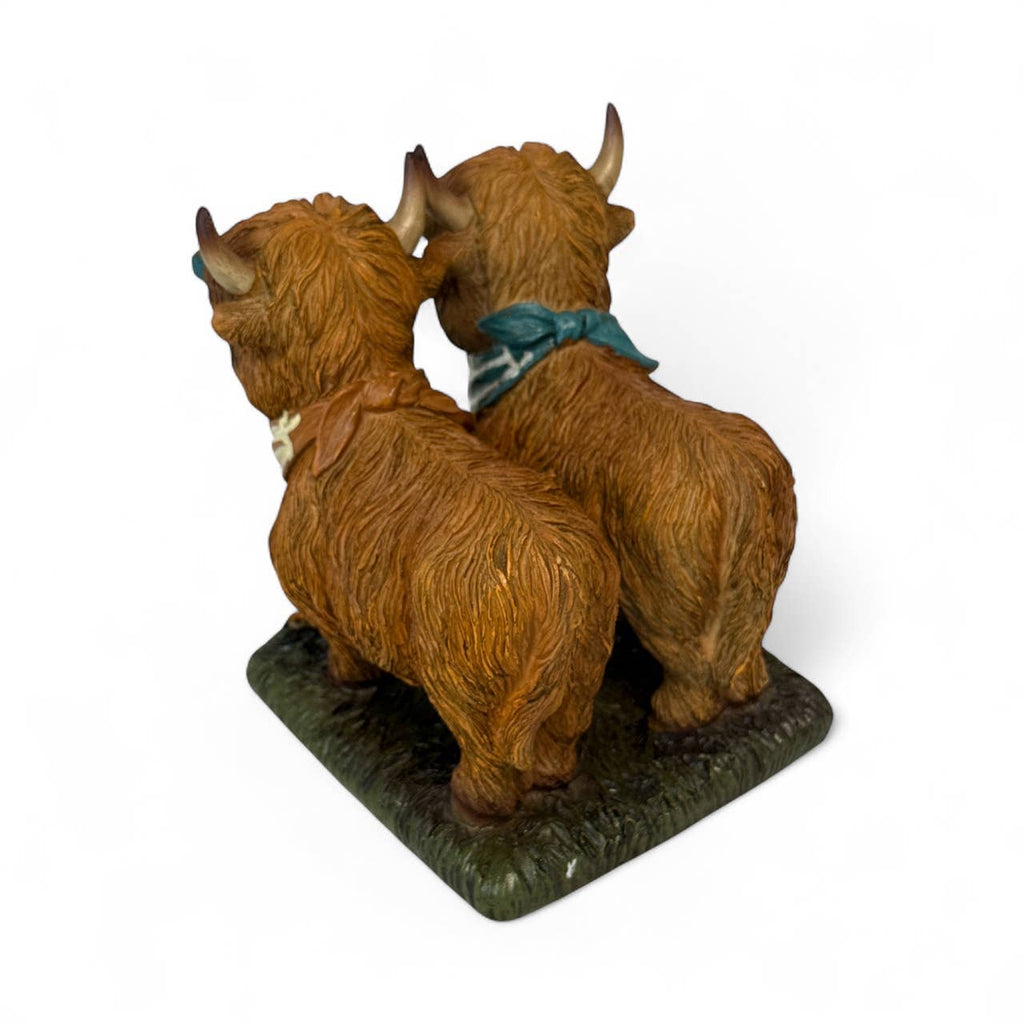 “Hay Girl Hay” Highland Cow Figurine
