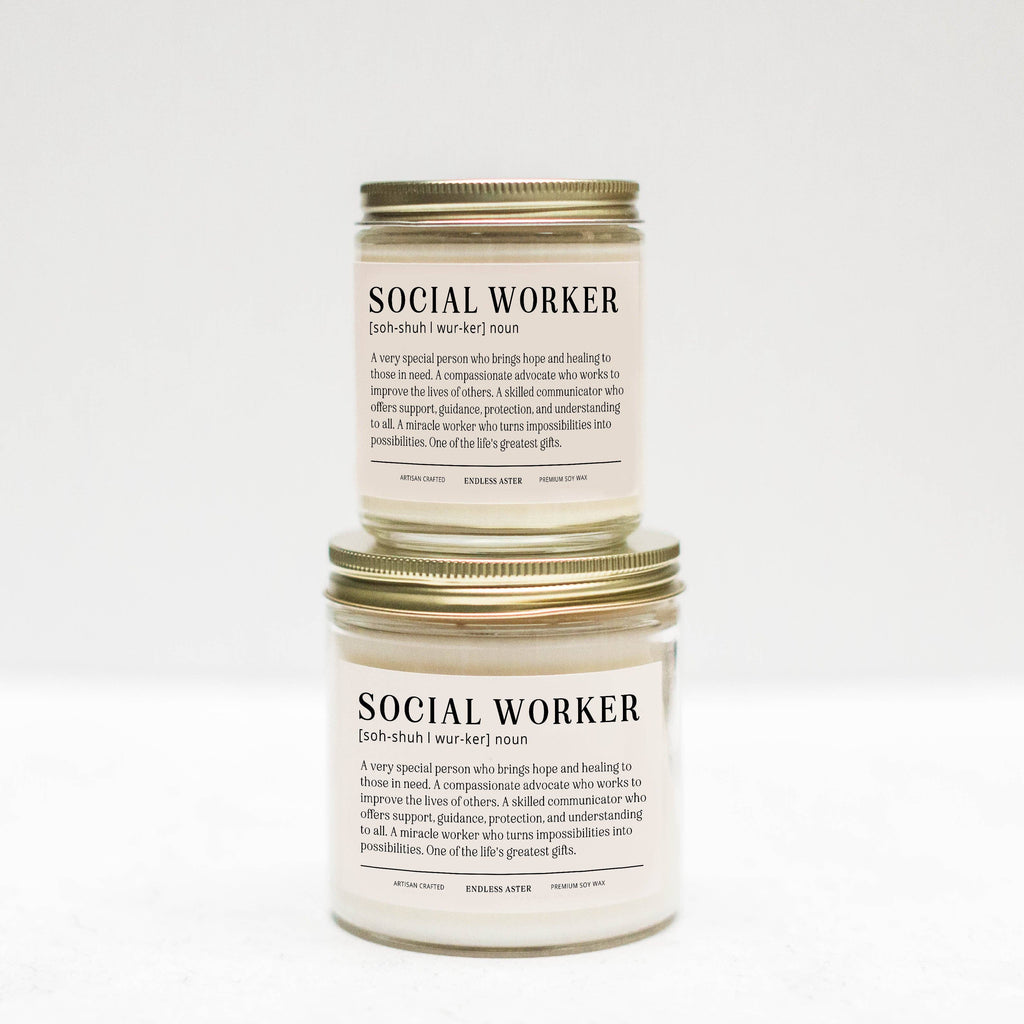 Social Worker Candle