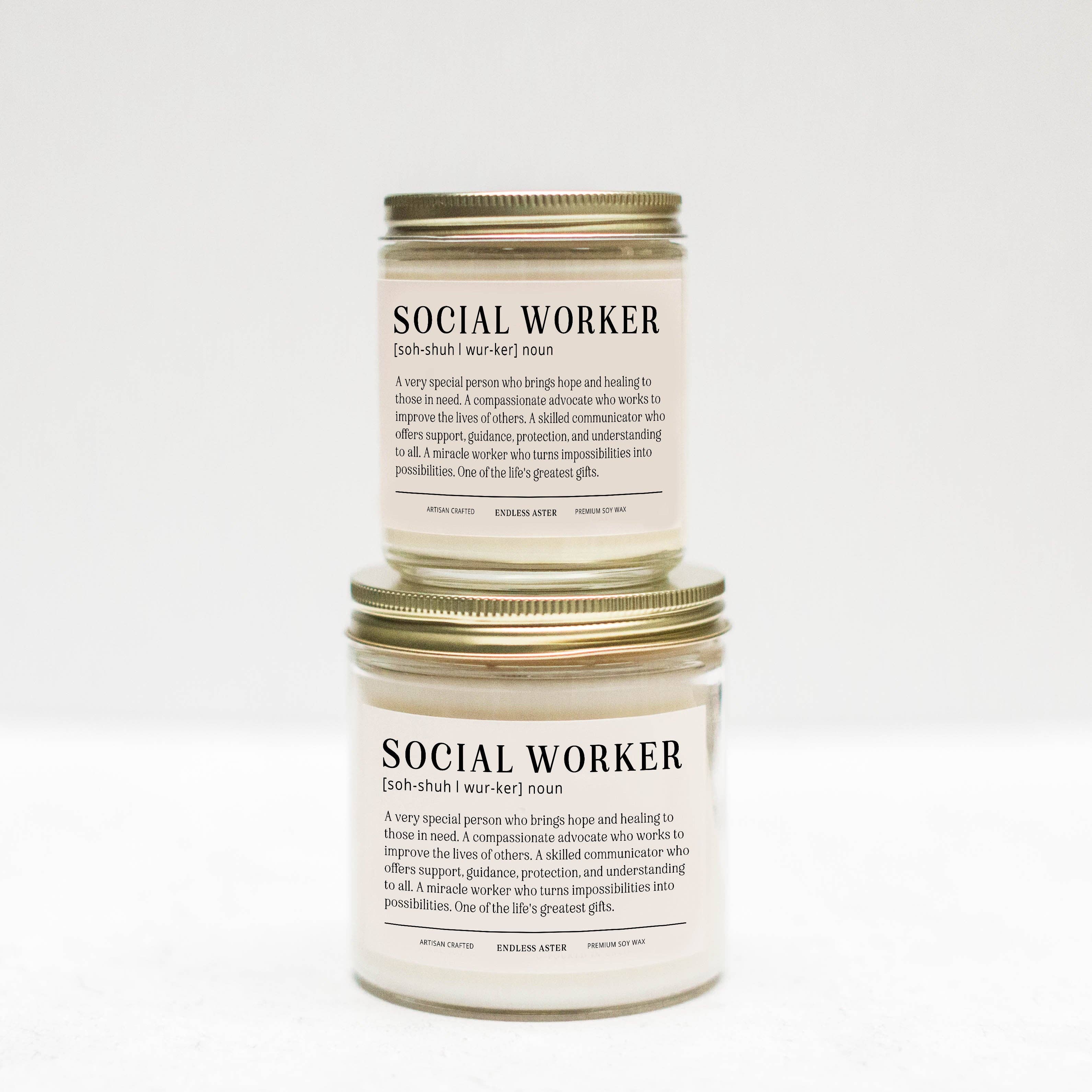 Social Worker Candle
