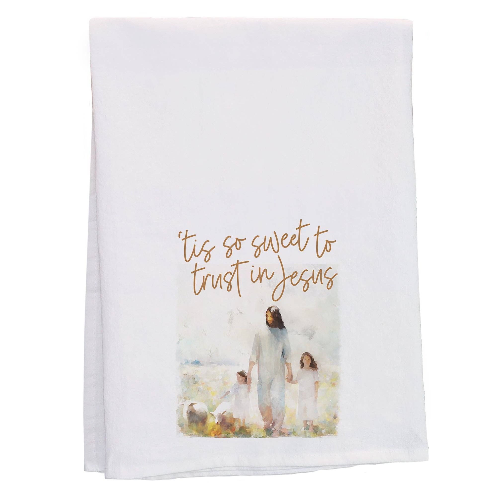 Tis So Sweet To Trust In Jesus - Tea Towel