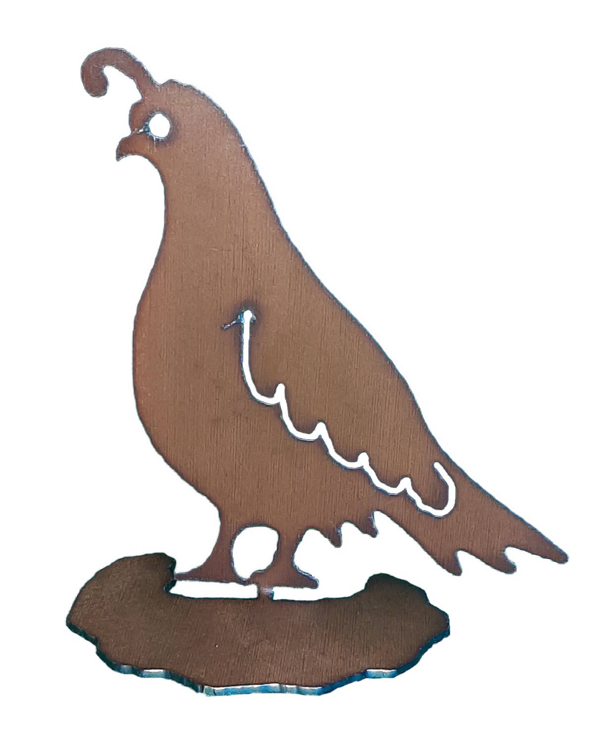 Quail Figurine Statue Table Topper Sculpture