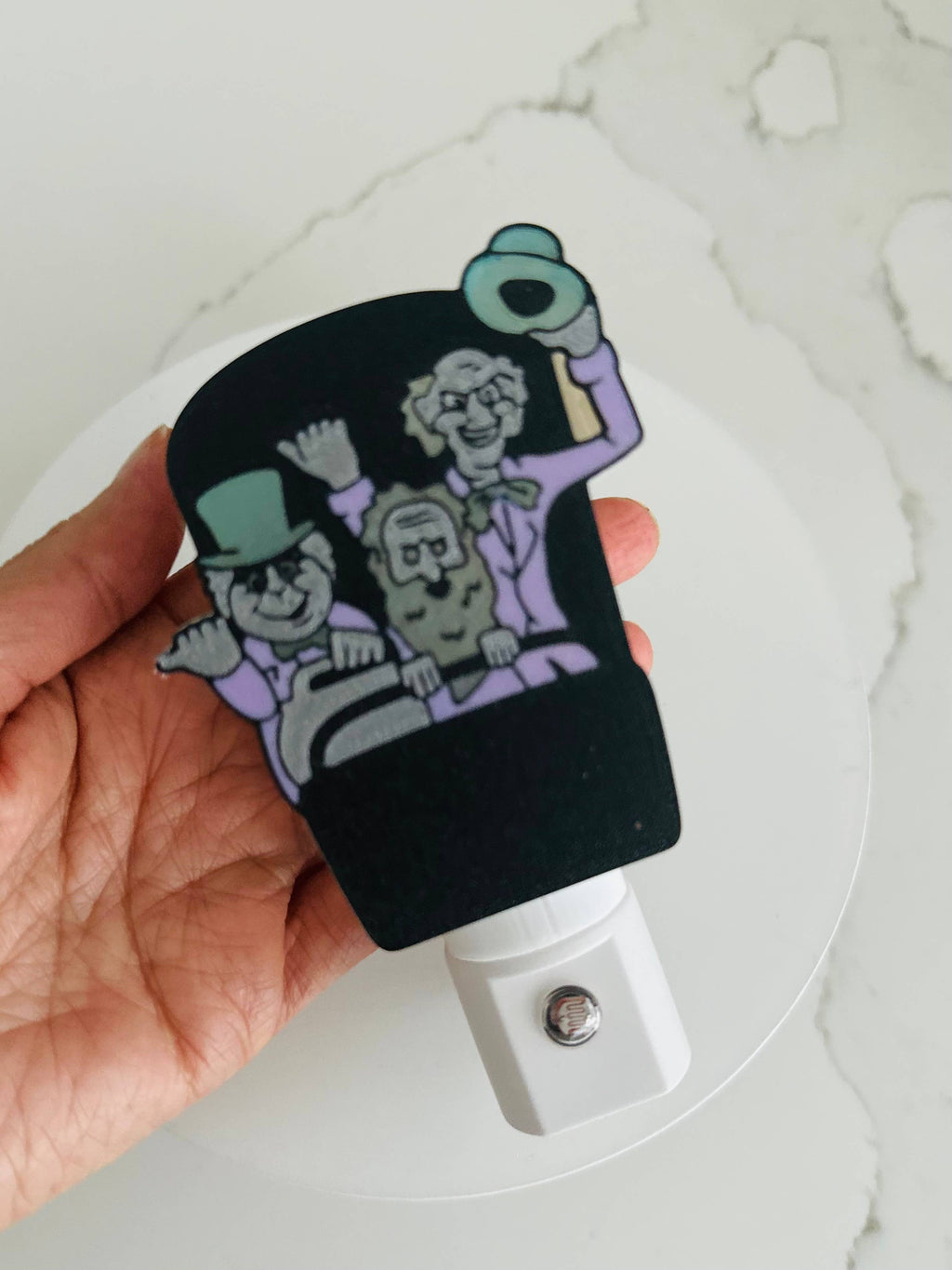 Halloween Haunted Mansion Hitchhiking Ghost Night Light