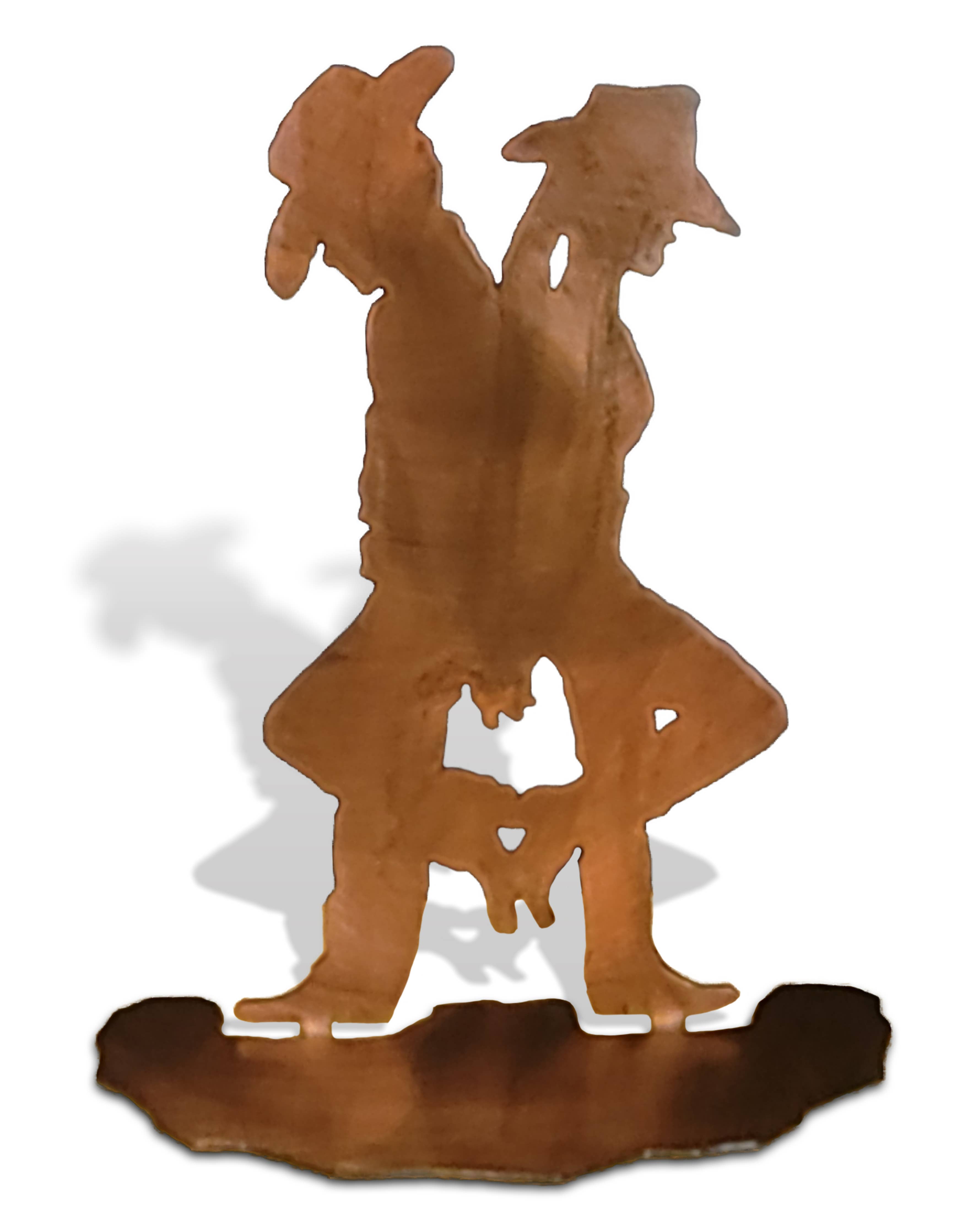 Got Your Back Cowboy and Cowgirl Table Topper Sculpture