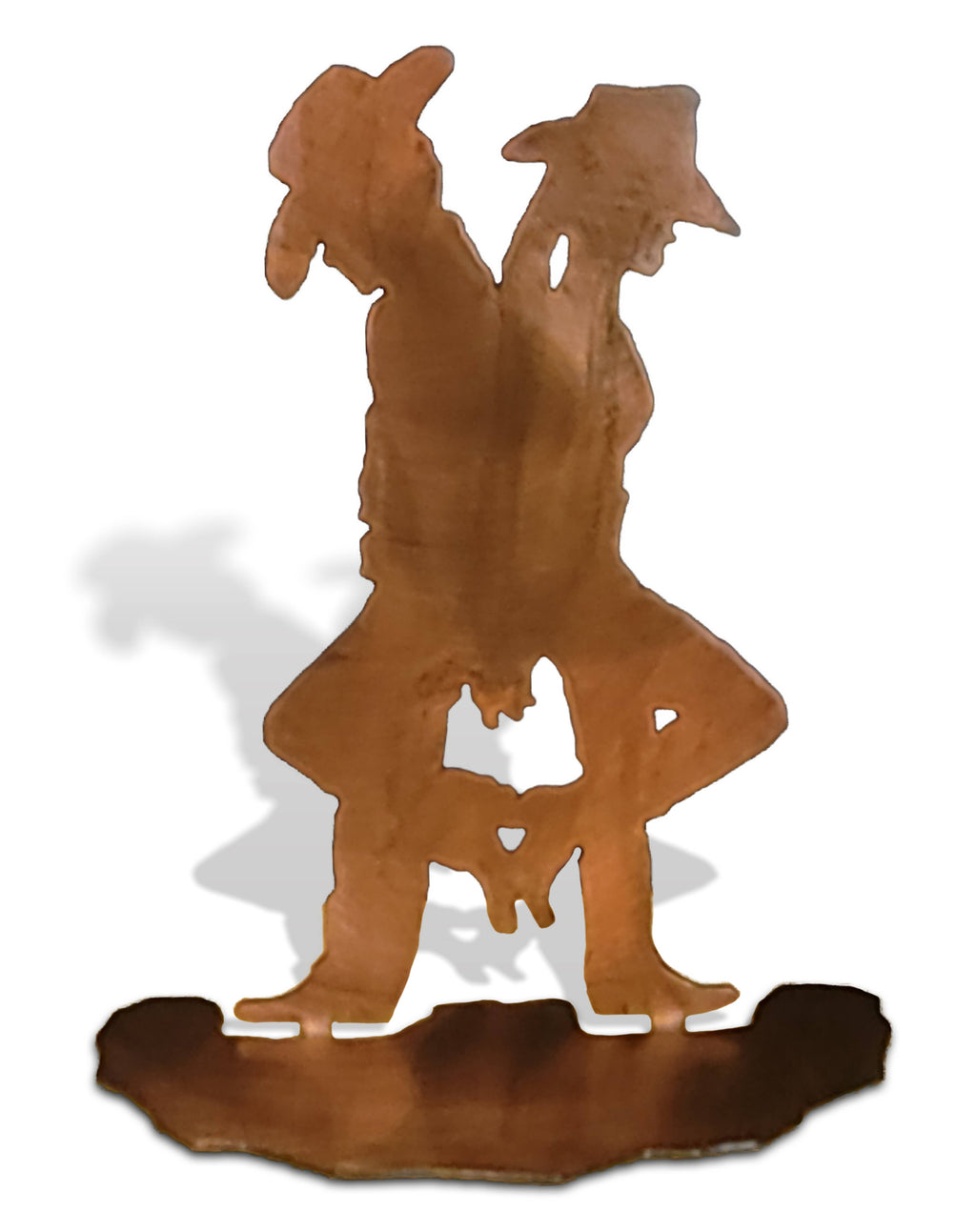 Got Your Back Cowboy and Cowgirl Table Topper Sculpture