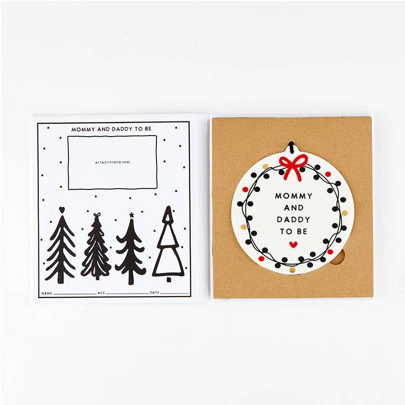 Mommy + Daddy to Be Ornament