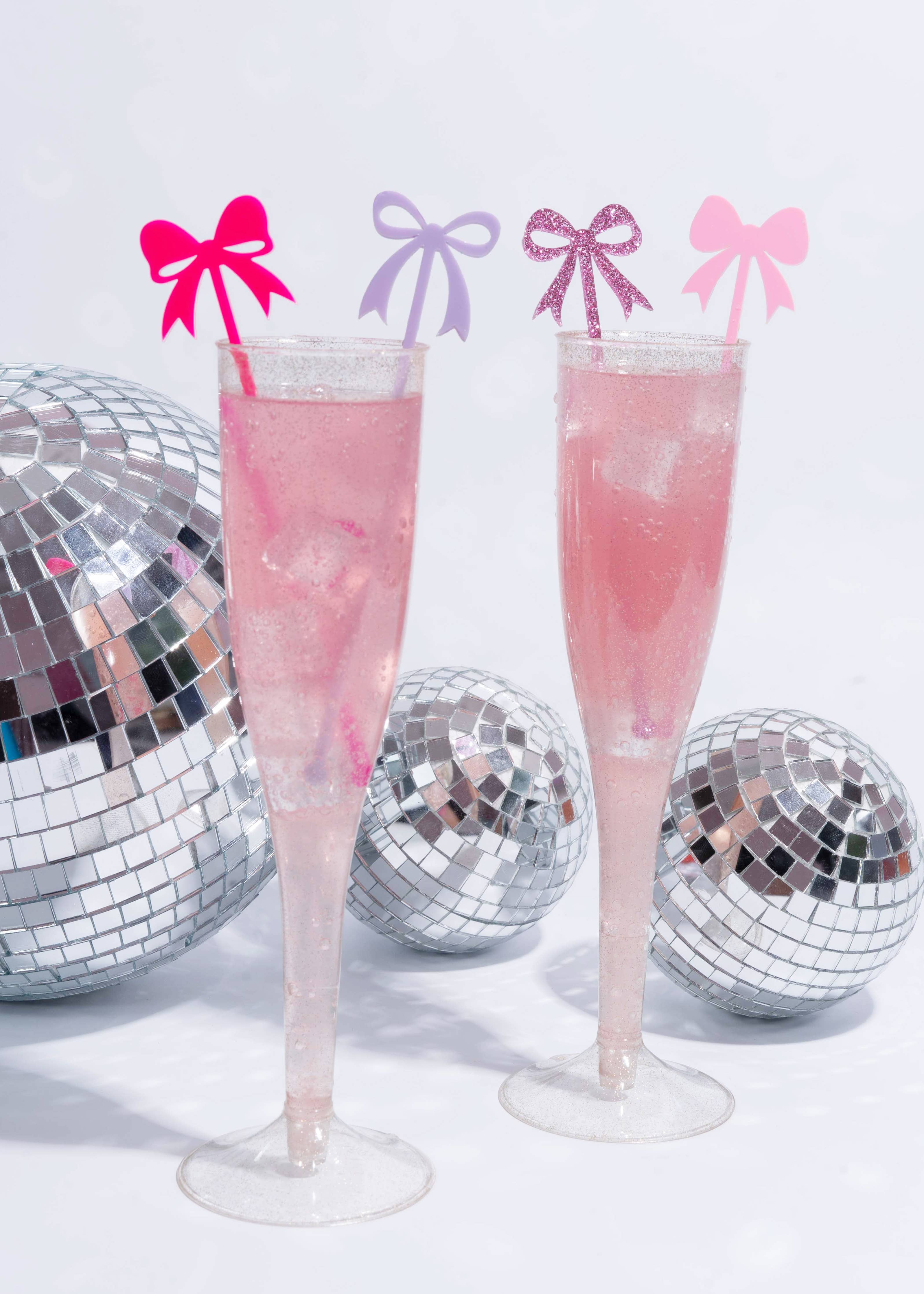 Bow Acrylic Cocktail Stir Stix