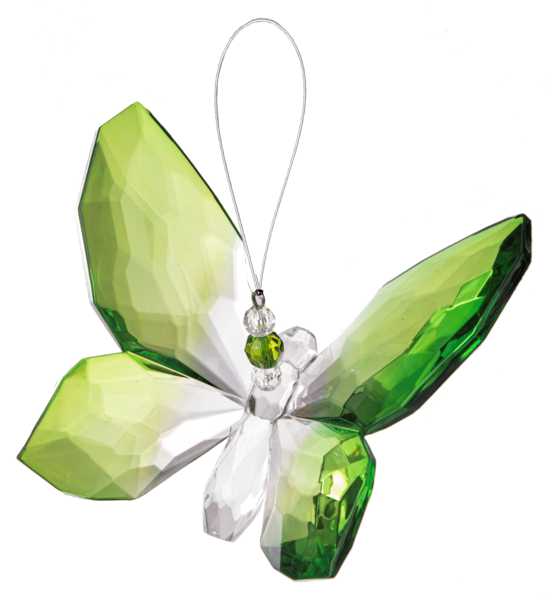Crystal Expressions Solid Color Hanging Butterflies