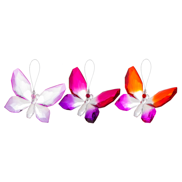 Crystal Expressions Hanging Butterflies
