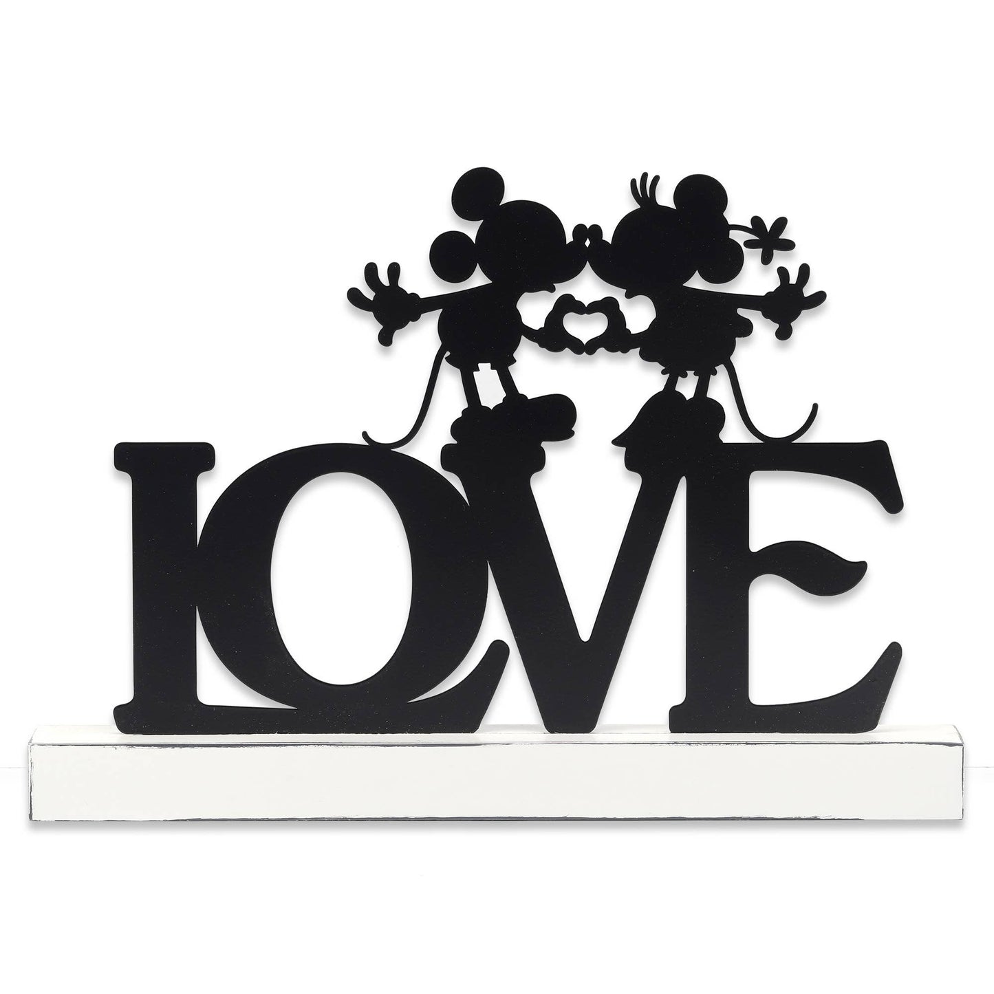 Love Mickey & Minnie Metal Silhouette