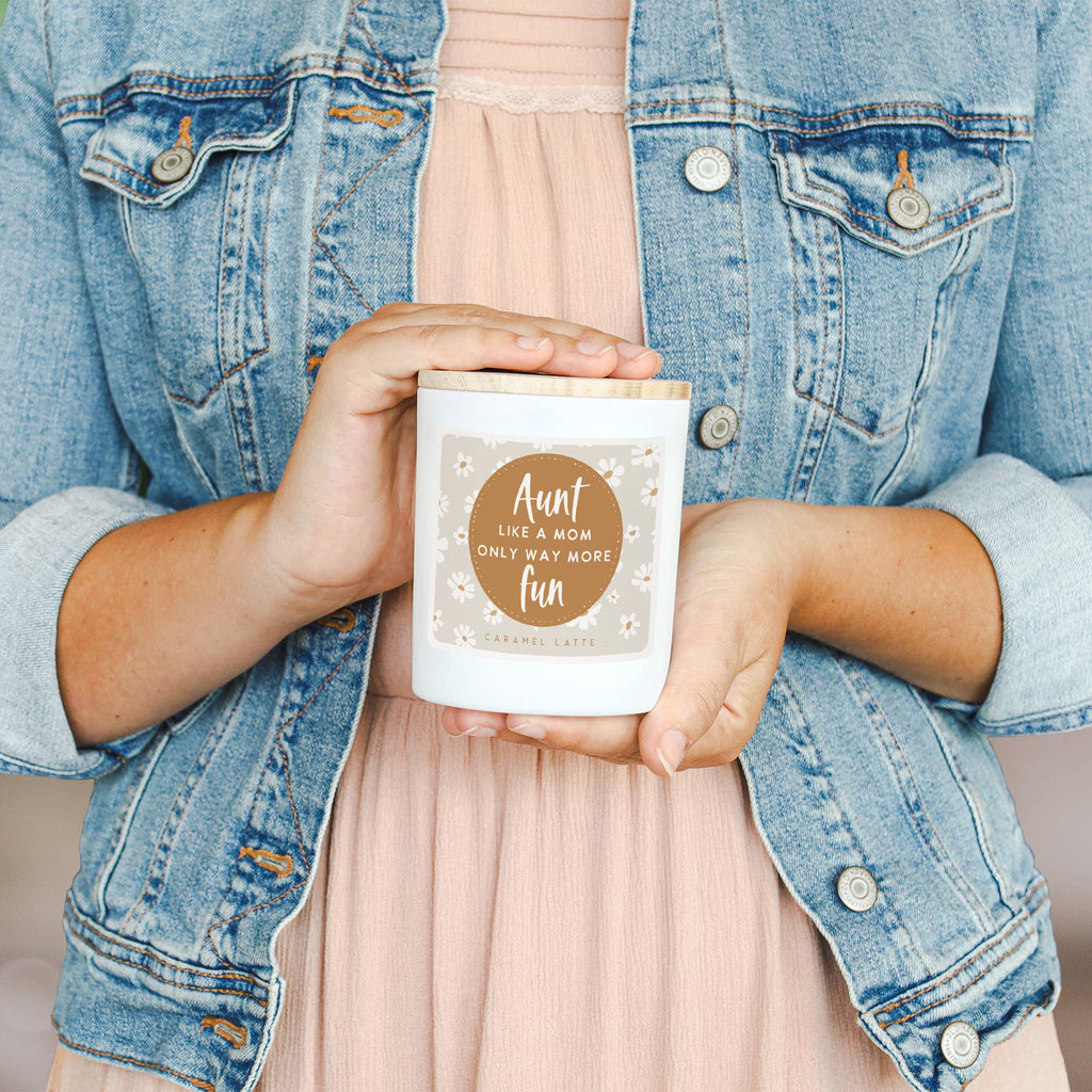 Aunt Like Mom Only Way More Fun Candle