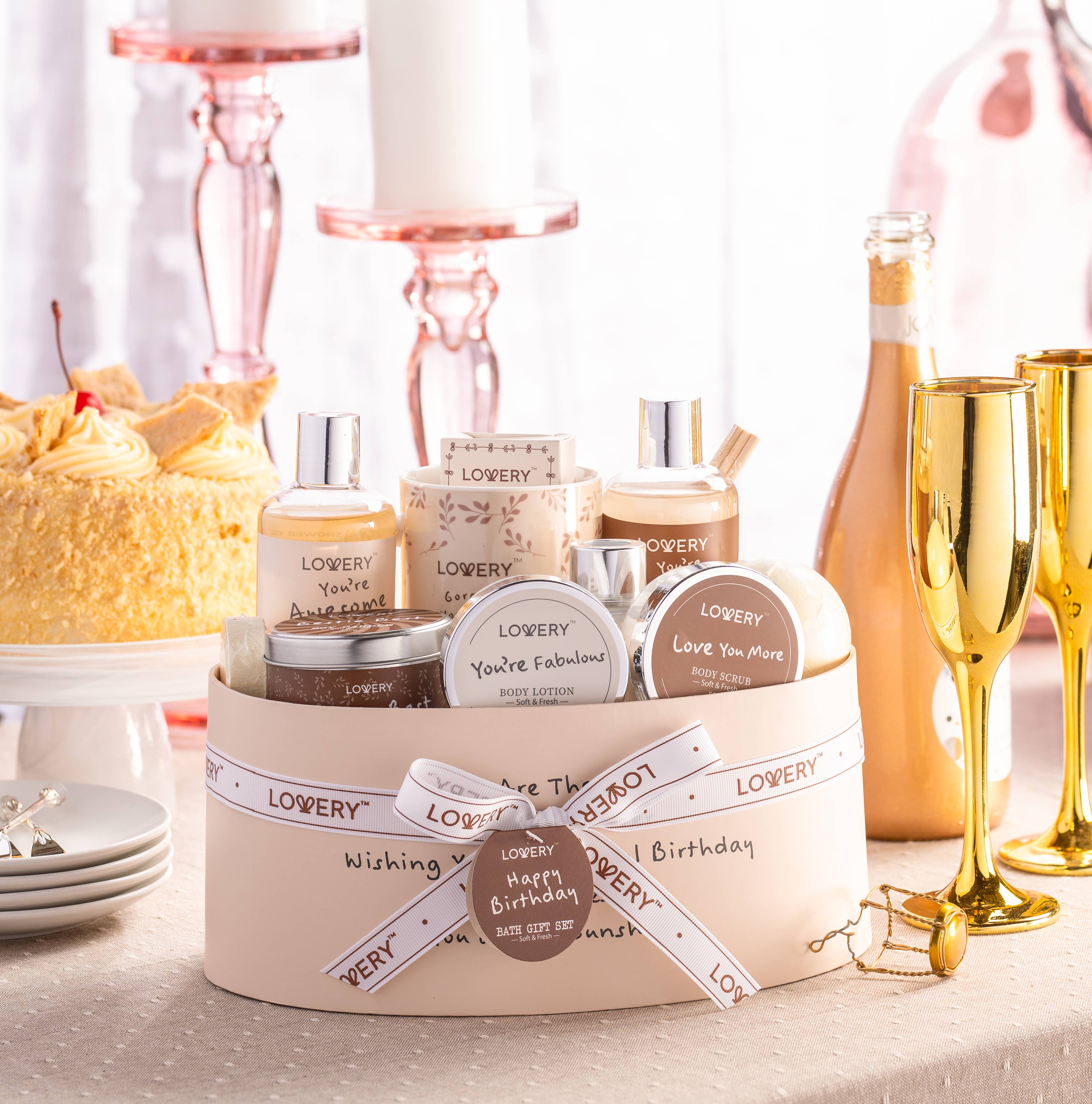 Birthday Bath and Body Spa Gift Basket