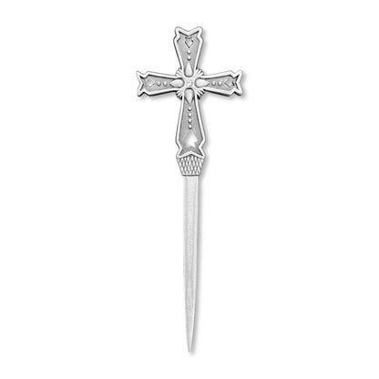 Cross w/Cutouts Vintage Pewter Letter Opener