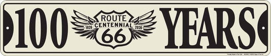 Route 66 Centennial 100 Years Street Sign