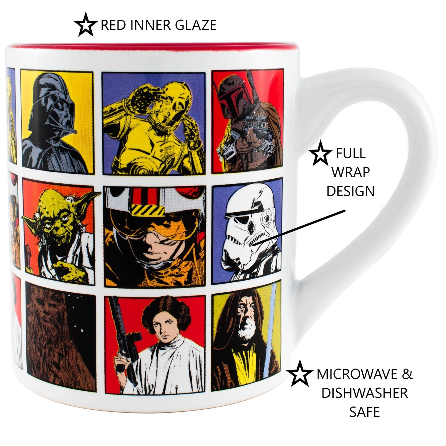 Star Wars Grid Ceramic Mug