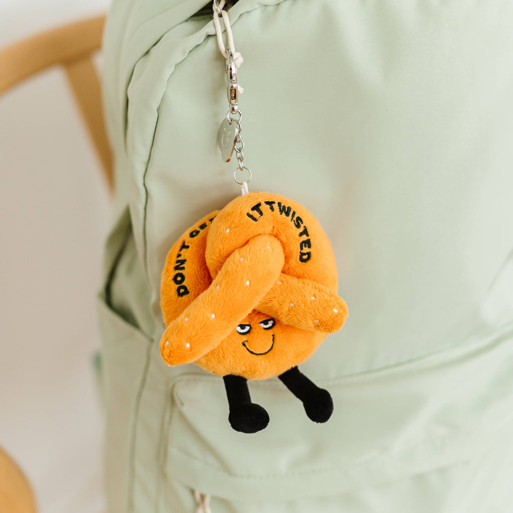 Don't Get It Twisted Funny Plush Bag Charm
